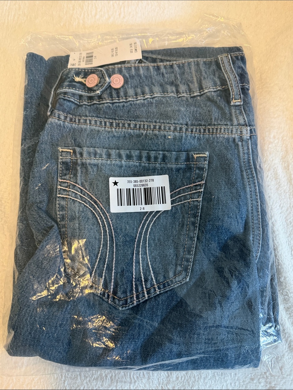 Hollister Dark Blue Bootcut Jeans